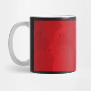 Red Pomegranate pattern Mug